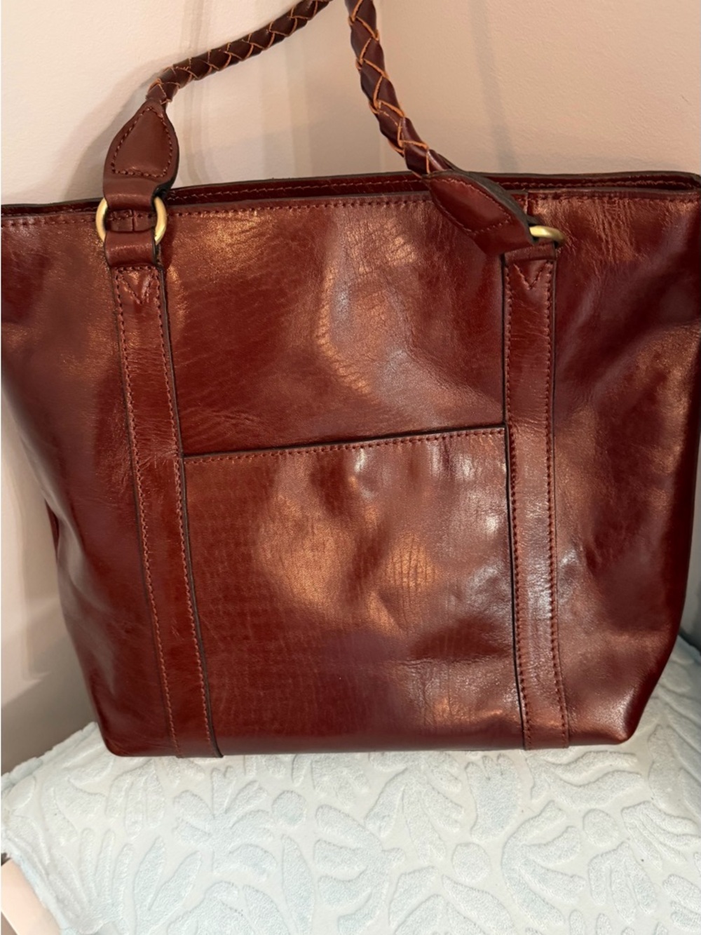 Patricia Nash Rena 100 percent Italian leather wcoin adornment NEW - Picture 3 of 12